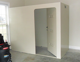 This a indoor storm shelter